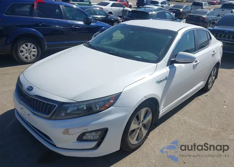 2015 Kia Optima Hybrid Ex из США, поврежденный, VIN KNAGN4AD6F5080857